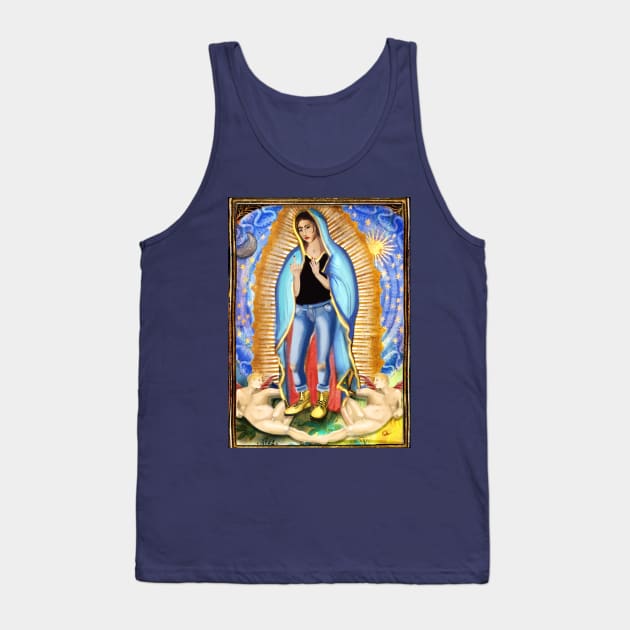 Our Lady of Zero Effs Tank Top by Feisty Army